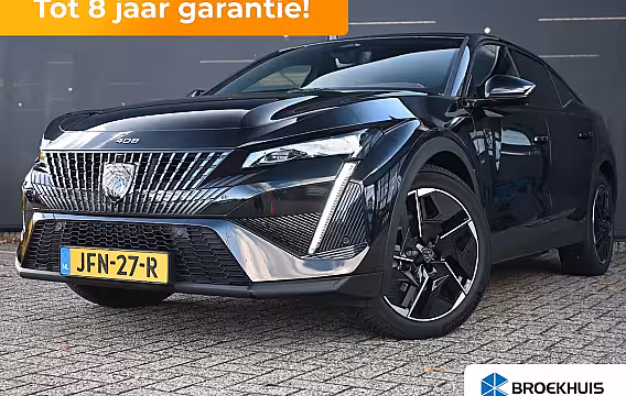 Peugeot e-408 GT Avantage 58 kWh Tot 8 Jaar Garantie | Adaptive Cruise | Elektr. Stoelen | Warmtepomp |