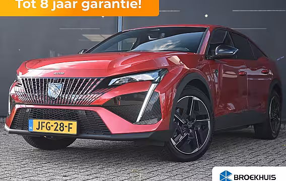 Peugeot e-408 GT Avantage 58 kWh Tot 8 Jaar Garantie 97, 9%SOH | Adaptive Cruise | Massage | Elektr. Sto