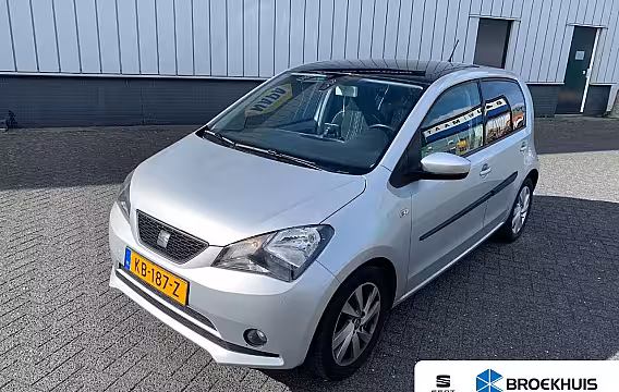Seat Mii 1.0 Sport Connect l Panoramadak l Airco l Parkeersensoren l Navi l 5 rs l Metallic lak l C