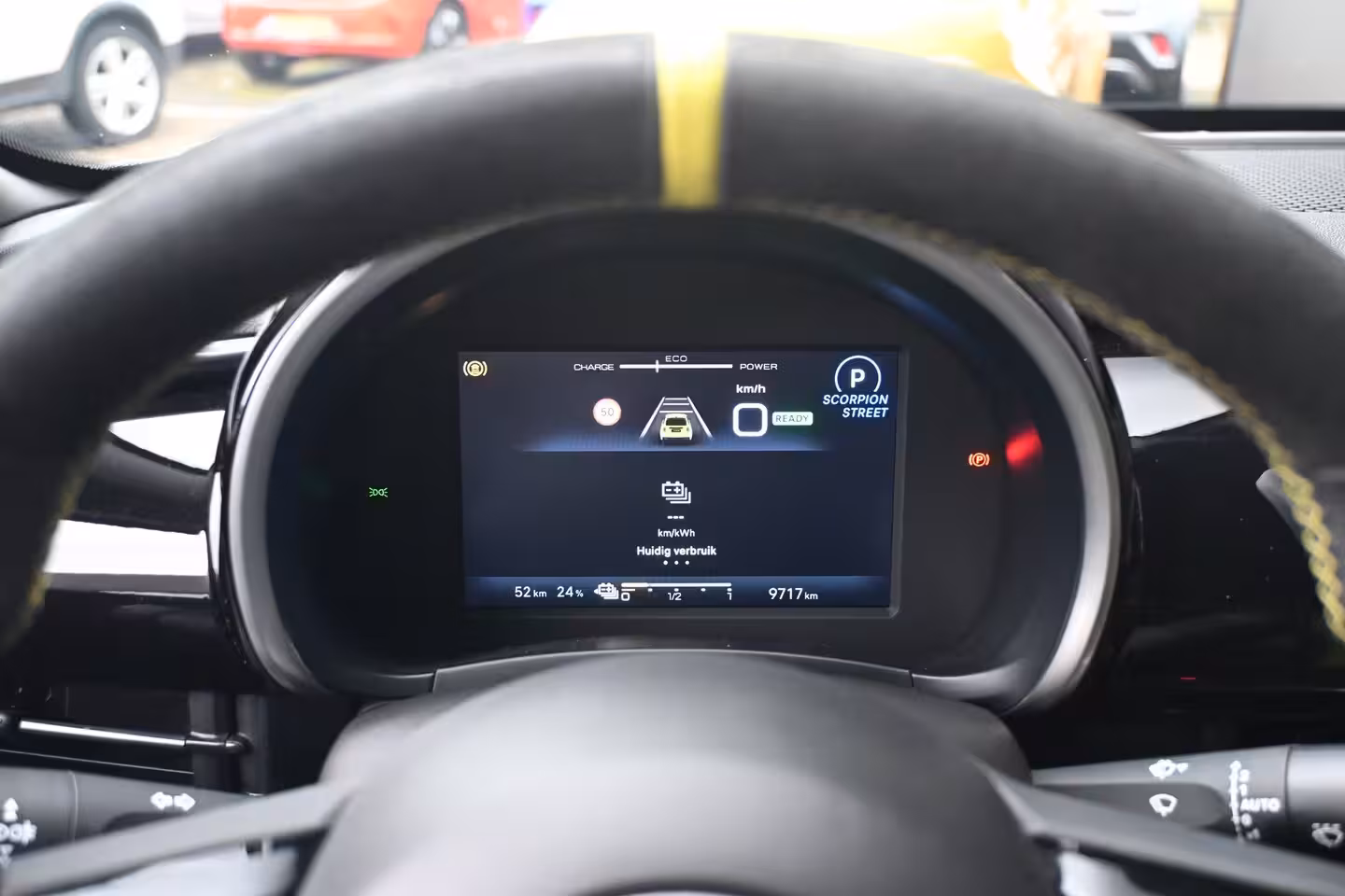 Abarth 600e Turismo 54 kWh 96%SOH | Navigatie by App | Parkeersensoren | Full-LED |