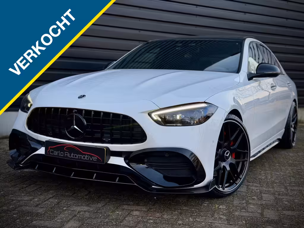 Mercedes-Benz C-klasse 180 AMG C63 PANO|MEMORY|HUD|360|ACC|BLINDSPOT VOL