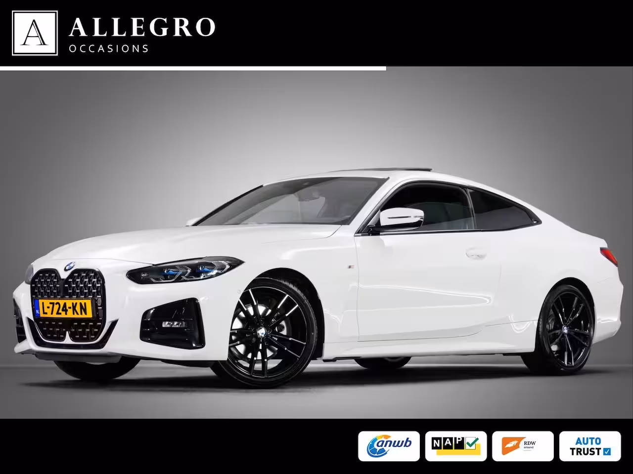 BMW 4-serie Coupé 420i High Executive M-Sport (LASER-LED, PANO, APPLE CARPLAY/ANDROID AUTO, SFEERVERLICHTING