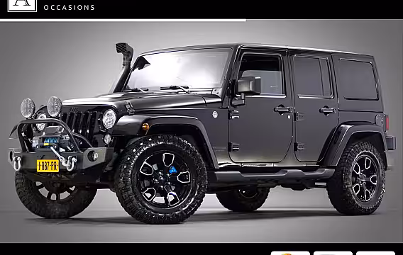 Jeep Wrangler Unlimited 3.6 Rubicon JK Edition (HARDTOP CABRIO, OFF-ROAD BANDEN, LIER, VISION-Q KOPLAMPEN, LEDER,