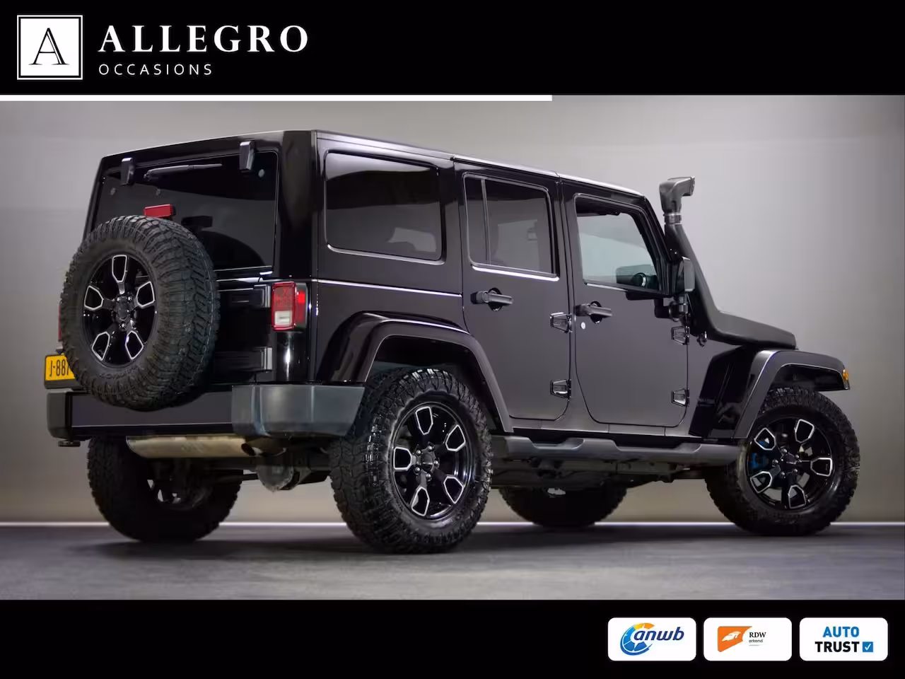 Jeep Wrangler Unlimited 3.6 Rubicon JK Edition (HARDTOP CABRIO, OFF-ROAD BANDEN, LIER, VISION-Q KOPLAMPEN, LEDER,
