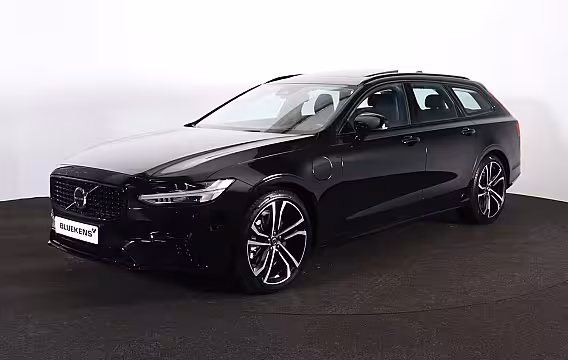 Volvo V90 T6 Recharge AWD Ultra Dark - Luchtvering - Panorama/schuifdak - IntelliSafe Assist & Surro