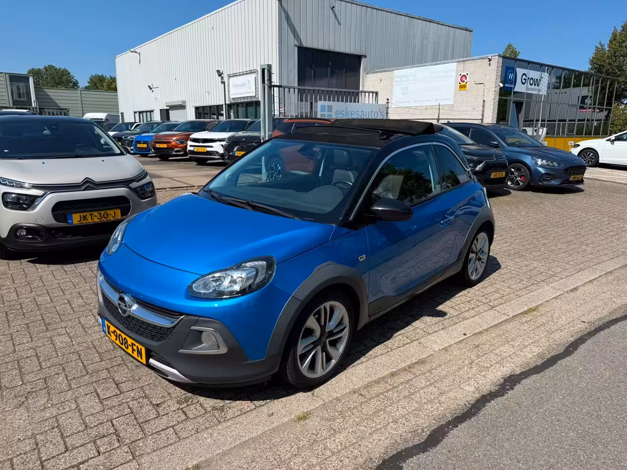 Opel ADAM 1.0 Turbo Rocks, Cabrio, Airco, Stoel/stuur verwarming, Half leder