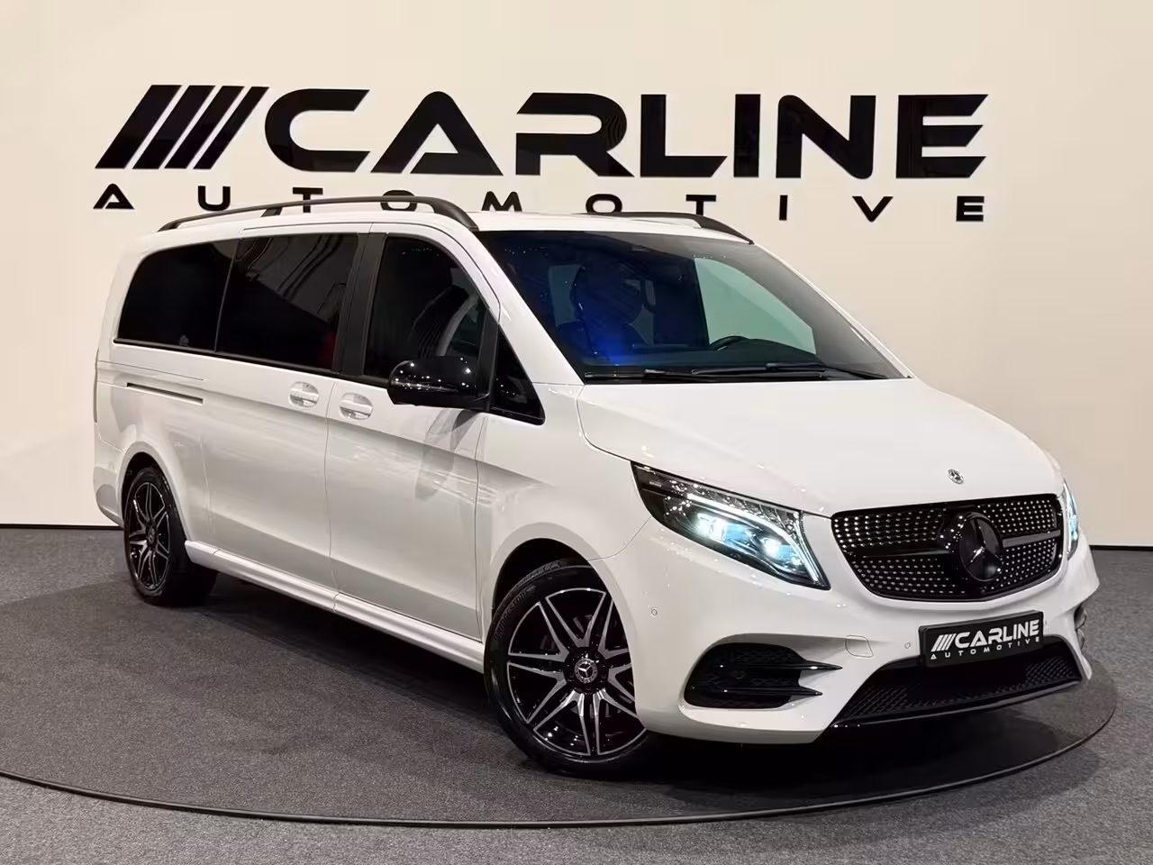 Mercedes-Benz V-klasse 300d Extra Lang Avantgarde AMG LINE 8-PER. CARBON ACC MEM. SFEERVERL. STERRENH. BURNMESTER