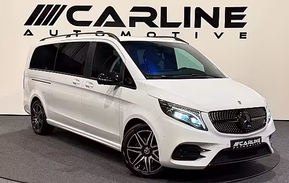 Mercedes-Benz V-klasse 300d Extra Lang Avantgarde AMG LINE 8-PER. CARBON ACC MEM. SFEERVERL. STERRENH. BURNMESTER