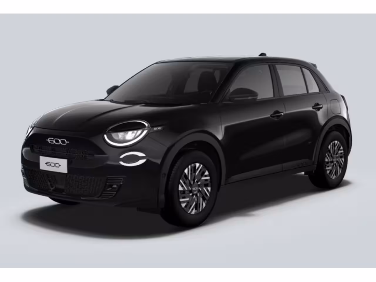 Fiat 600 Black Edition | 16” stalen velgen met Bi-color cover | 7" TFT Informatiedisplay in kleur |