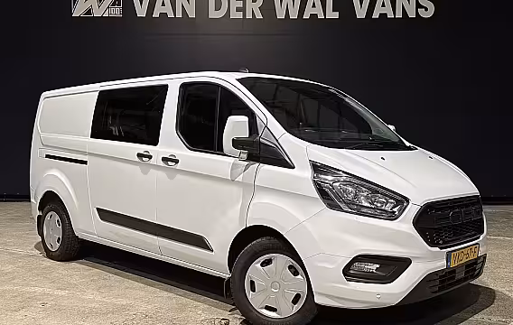 Ford Transit Custom 2.0 TDCI 130pk Automaat L2H1 Dubbele cabine Euro6 Airco | 5-Zits | Camera | Navigatie | Cr