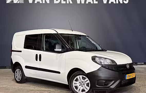 Fiat Doblò Cargo 1.6 MJ 90pk L1H1 Euro6 Airco | 3-Zits | Navigatie | Apple Carplay | Android Auto Zijdeur,