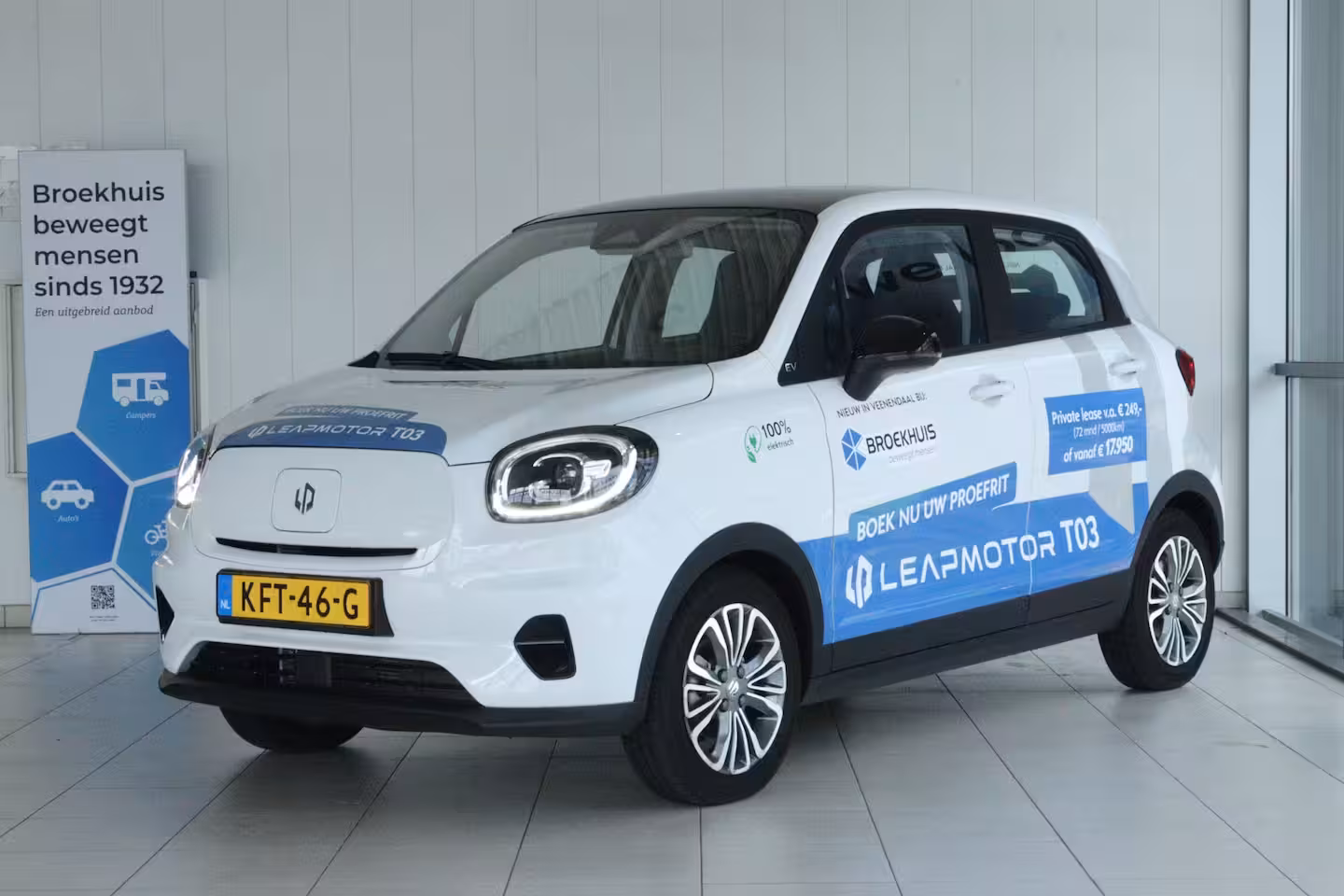 Leapmotor T03 Design 37.3 kWh | TEST HEM NU | Adapt. Cruise | Panoramadak | Camera | Dodehoekdetectie |