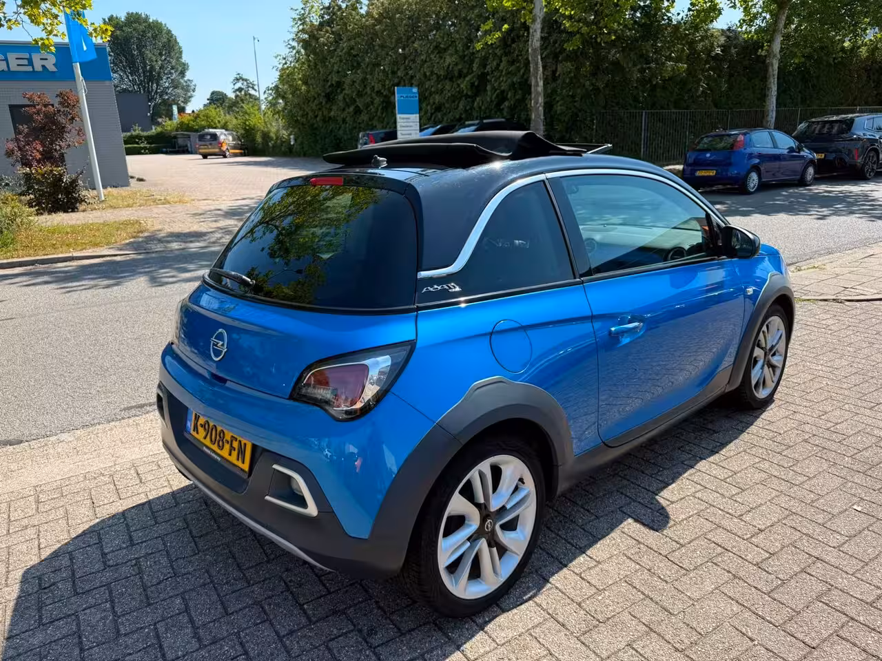 Opel ADAM 1.0 Turbo Rocks, Cabrio, Airco, Stoel/stuur verwarming, Half leder