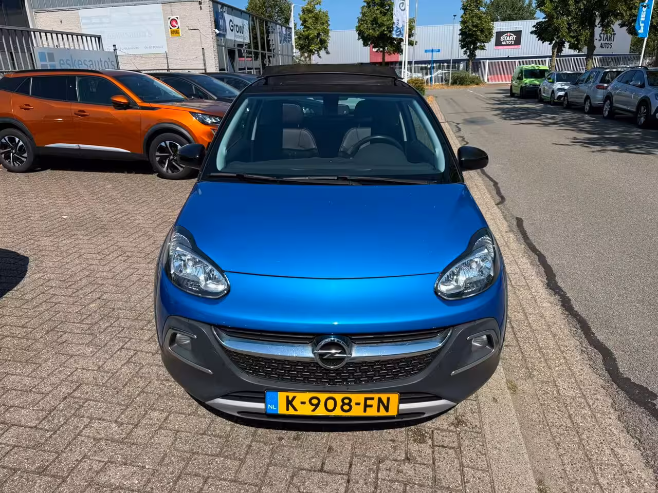 Opel ADAM 1.0 Turbo Rocks, Cabrio, Airco, Stoel/stuur verwarming, Half leder