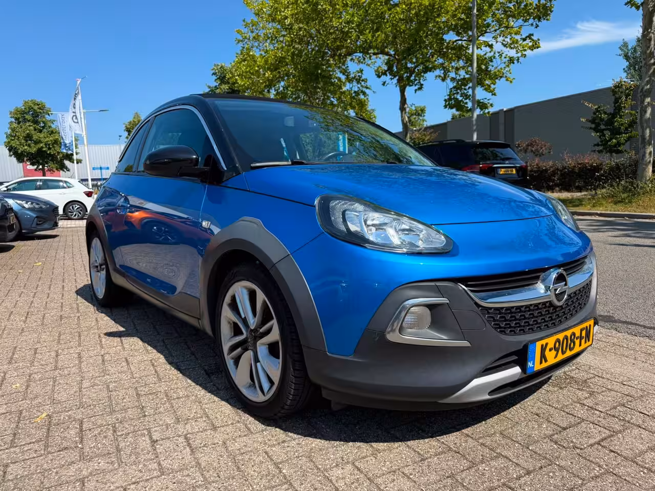 Opel ADAM 1.0 Turbo Rocks, Cabrio, Airco, Stoel/stuur verwarming, Half leder