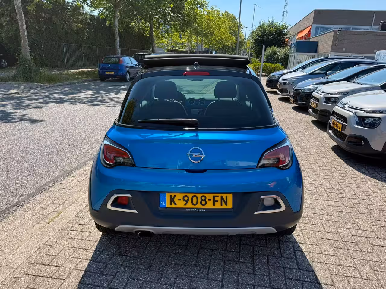 Opel ADAM 1.0 Turbo Rocks, Cabrio, Airco, Stoel/stuur verwarming, Half leder