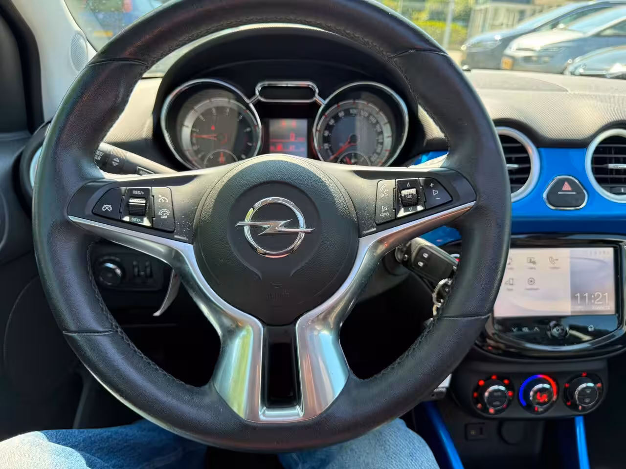 Opel ADAM 1.0 Turbo Rocks, Cabrio, Airco, Stoel/stuur verwarming, Half leder