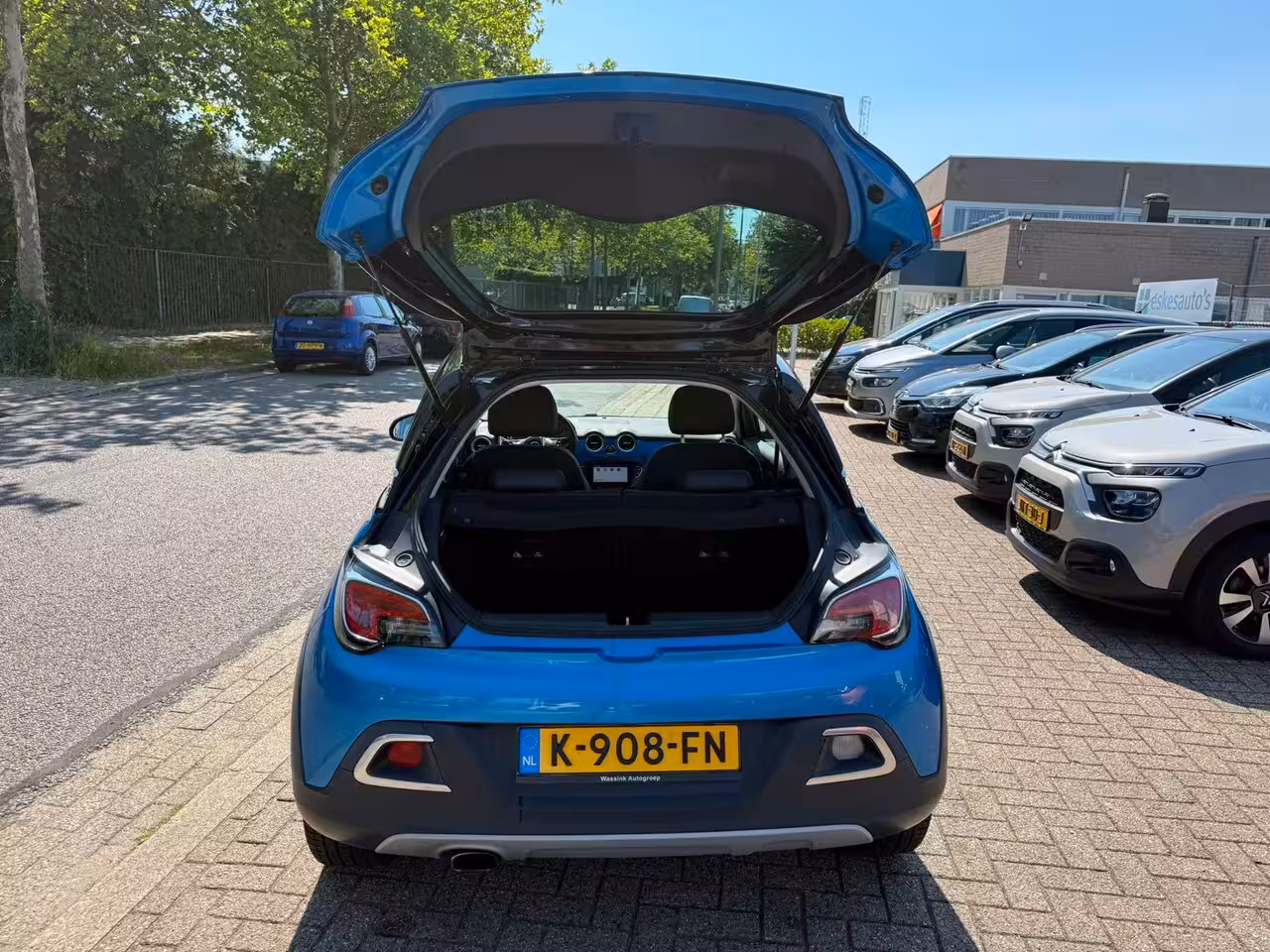 Opel ADAM 1.0 Turbo Rocks, Cabrio, Airco, Stoel/stuur verwarming, Half leder