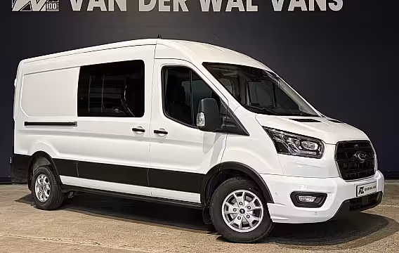 Ford Transit 2.0 TDCI 131pk L3H2 Dubbele Cabine Euro6 Airco | Xenon | 5-Zits | Navigatie | LED | Apple
