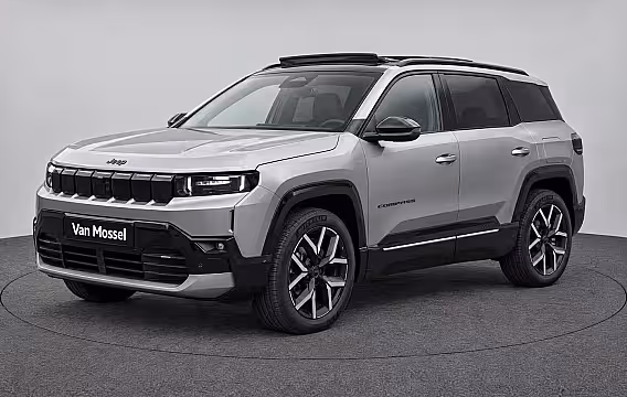 Jeep Compass First Edition 74 kWh | Navigatie | Elektrisch Schuif/kanteldak | 360 graden Camera | Stoel