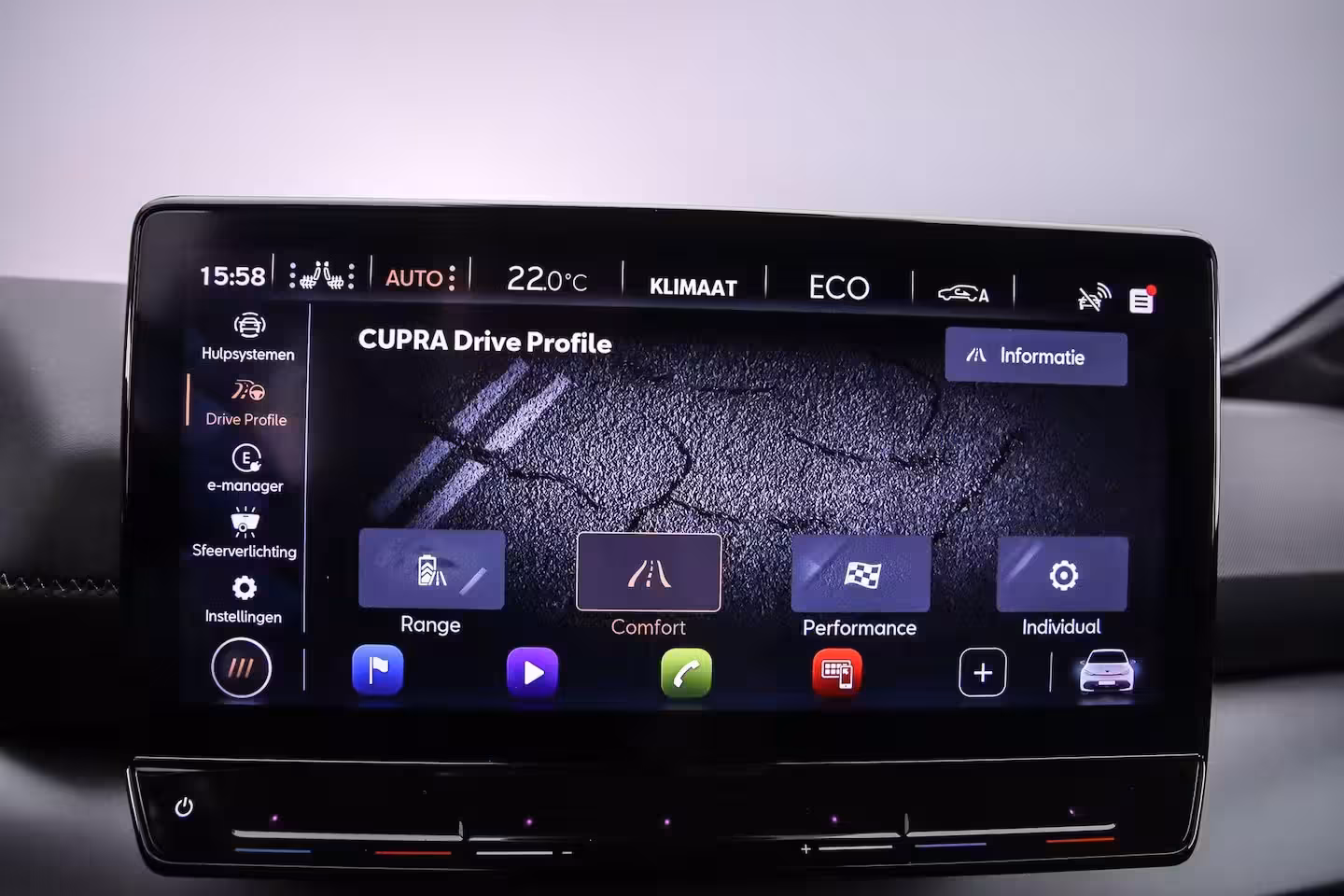 Cupra Born Adrenaline 62 kWh 204pk Automaat Adaptive cruise control, Navigatie, Stuurwiel verwarmd, A